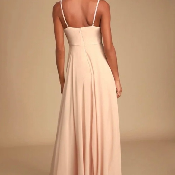 Lulu all about love blush pink maxi dress - Picture 3 of 3